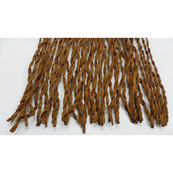 MONTANA SILVERSMITHS LEATHER CROSS HAIR FRINGED SHOULDER BAG PURSE HOT UNIQUE - Picture 4 of 8